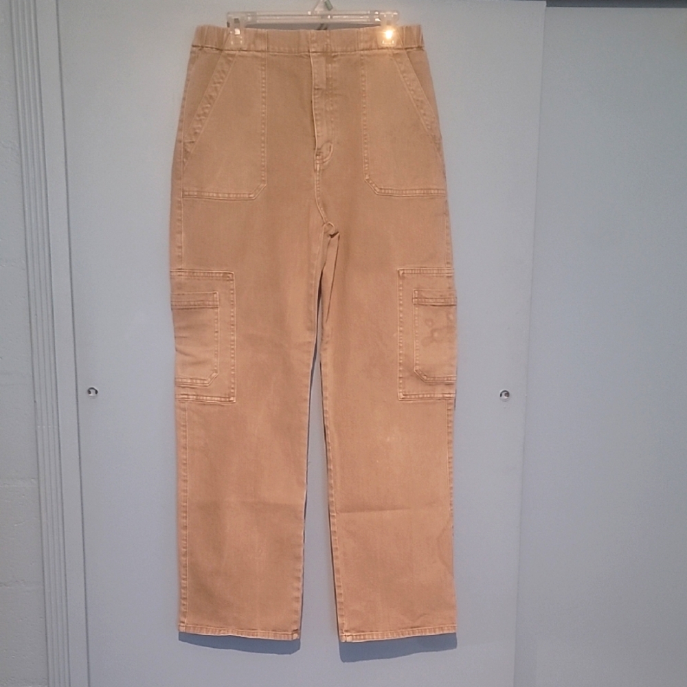 Womens Tan RanCan Brand Jeans Size 13-14